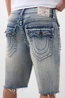 BOBBY DESTROYED HEM FLAP BAGGY SHORT, image 2