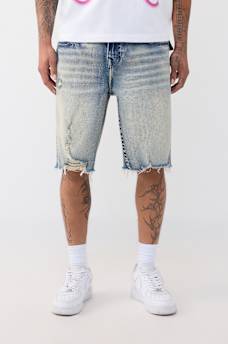 BOBBY DESTROYED HEM FLAP BAGGY SHORT, image 3