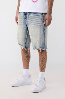 BOBBY DESTROYED HEM FLAP BAGGY SHORT, image 4