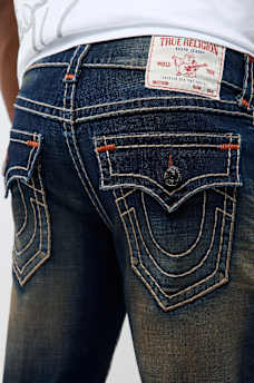 RICKY SUPER T FLAP STRAIGHT JEAN 34"