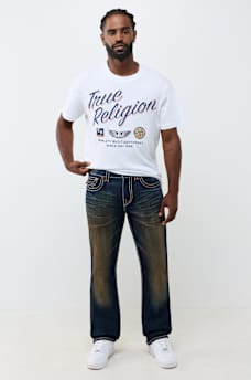 RICKY SUPER T FLAP STRAIGHT JEAN 34"