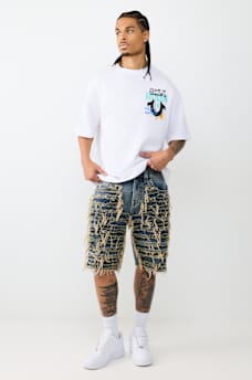 BOBBY DESTROYED FLAP SHORT