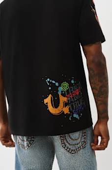 SKETCHED GRAPHIC LOGO TEE