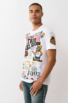 SKETCHED GRAPHIC LOGO TEE, image 3