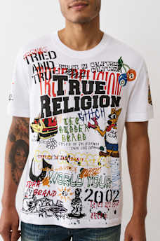 SKETCHED GRAPHIC LOGO TEE, image 5