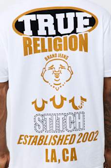 STACKED LOGO TEE