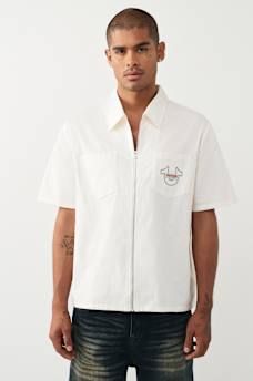 CAMISA DE BUDA CON CIERRE COMPLETO, image 3