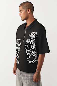 CAMISA DE TIGRE CON MEDIO CIERRE, image 3