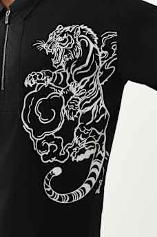 CAMISA DE TIGRE CON MEDIO CIERRE, image 6