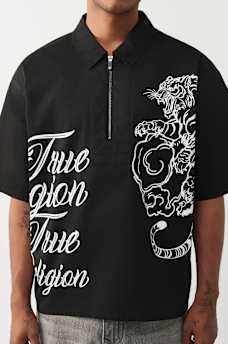 CAMISA DE TIGRE CON MEDIO CIERRE, image 1