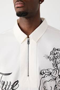 CAMISA DE TIGRE CON MEDIO CIERRE, image 3