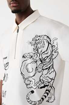 CAMISA DE TIGRE CON MEDIO CIERRE, image 4