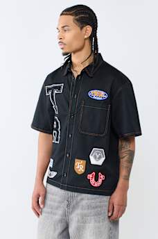 LOGO PATCHWORK SHIRT