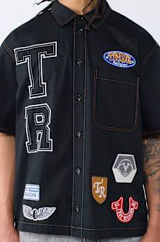 LOGO PATCHWORK SHIRT