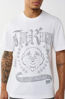 RHINESTONE BUDDHA TEE, image 1