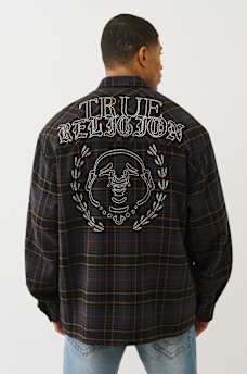 CAMISETA TEJIDA A CUADROS CON CRISTALES, image 1