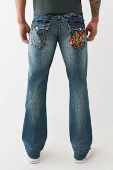 RICKY BIG T EMBROIDERED POCKET STRAIGHT JEAN, image 4