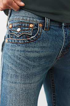 RICKY BIG T EMBROIDERED POCKET STRAIGHT JEAN, image 6