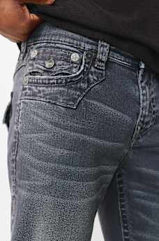 RICKY SUPER T JIMMY FLAP STRAIGHT JEAN 34", image 4