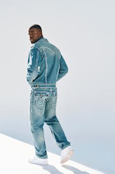 BOBBY ROPE STITCH FLAP BAGGY JEAN 32", image 2