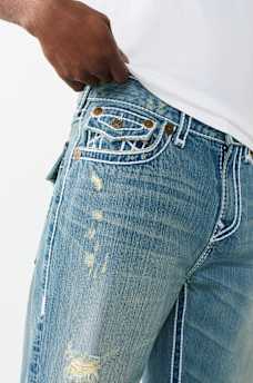 BOBBY ROPE STITCH FLAP BAGGY JEAN 32", image 5