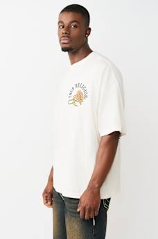 FLORAL SNAKE HEAVYWEIGHT OVERSIZED TEE, image 3