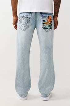 RICKY EMBROIDERED POCKET BIG T STRAIGHT JEAN 34", image 5