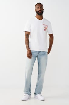 RICKY EMBROIDERED POCKET BIG T STRAIGHT JEAN 34", image 6