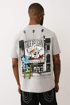 T-SHIRT IMPRIM&Eacute; ENSEIGNE ET GRAFFITIS