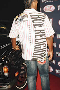 TRUE RELIGION X VON DUTCH POPLIN TATTOO SHIRT, image 2