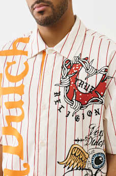 TRUE RELIGION X VON DUTCH POPLIN TATTOO SHIRT, image 3