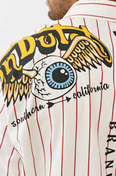 TRUE RELIGION X VON DUTCH POPLIN TATTOO SHIRT, image 6