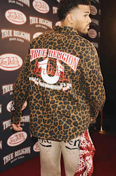 TRUE RELIGION X VON DUTCH LEOPARD PRINT FLANNEL, image 2