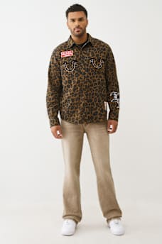 TRUE RELIGION X VON DUTCH LEOPARD PRINT FLANNEL, image 7