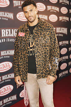 TRUE RELIGION X VON DUTCH LEOPARD PRINT FLANNEL, image 1