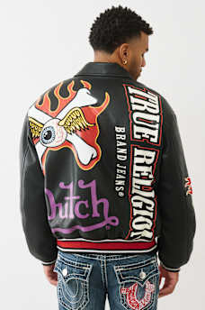 TRUE RELIGION X VON DUTCH RETRO VARSITY JACKET, image 2