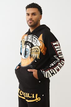 TRUE RELIGION X VON DUTCH LOGO HOODIE, image 3