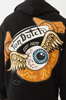 TRUE RELIGION X VON DUTCH LOGO HOODIE, image 7