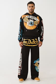 TRUE RELIGION X VON DUTCH LOGO HOODIE, image 8