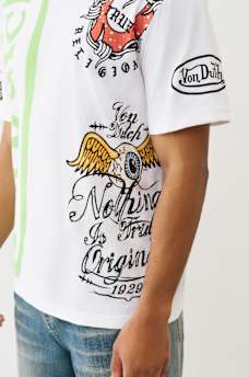 TRUE RELIGION X VON DUTCH TATTOO TEE, image 3
