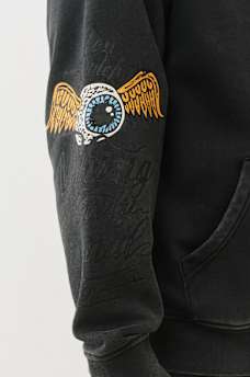 TRUE RELIGION X VON DUTCH TATTOO ZIP HOODIE, image 5