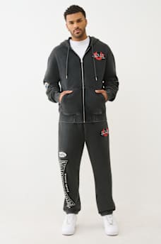TRUE RELIGION X VON DUTCH TATTOO ZIP HOODIE, image 7