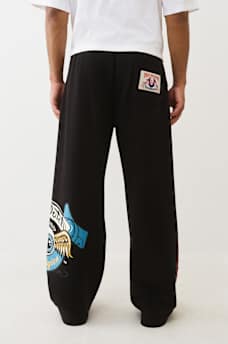 TRUE RELIGION X VON DUTCH LOGO BAGGY SWEATPANT, image 7