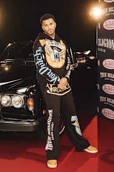 TRUE RELIGION X VON DUTCH LOGO BAGGY SWEATPANT, image 1