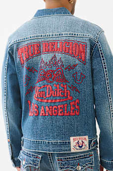 TRUE RELIGION X VON DUTCH JIMMY BIG T DENIM JACKET, image 5