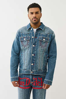 TRUE RELIGION X VON DUTCH JIMMY BIG T DENIM JACKET, image 7