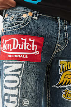TRUE RELIGION X VON DUTCH RICKY SUPER T STRAIGHT JEAN, image 5