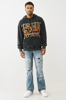 TRUE RELIGION X VON DUTCH LEOPARD PRINT LOGO HOODIE, image 5