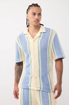 WORLD TOUR KNIT STRIPED SHIRT, image 2