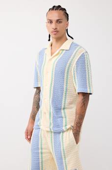 WORLD TOUR KNIT STRIPED SHIRT, image 3